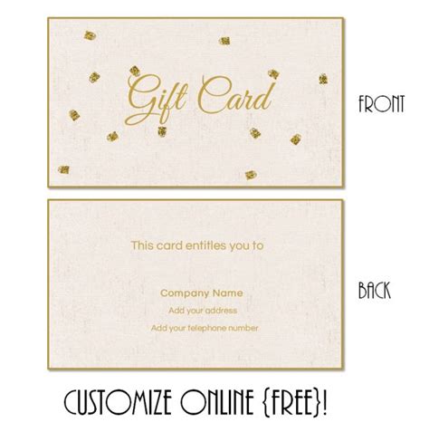 foldable gift card template.